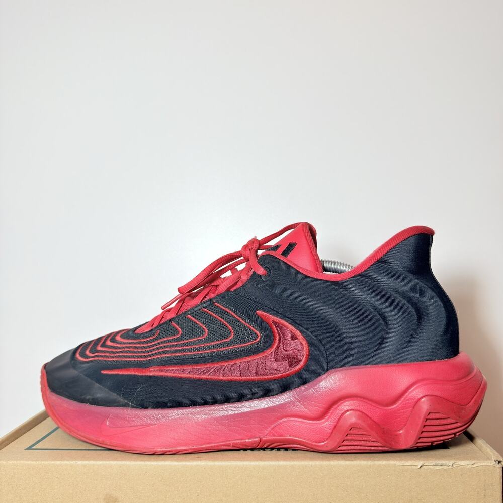 Nike Giannis Immortality 4 Men's Size 12 Black Red Basketball Shoes Bred Court